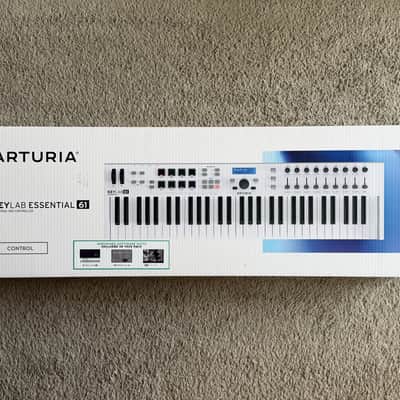 Arturia KeyLab Essential 61 MIDI Controller (White)