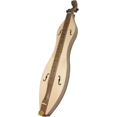 Roosebeck DMDS4 Emma Mountain Dulcimer 4-String Vaulted Fretboard Spruce F-Holes w/Pick, Noter & Owner's Guide image 2