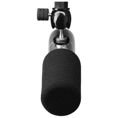 Earthworks ETHOS Streaming & Broadcasting Microphone Silver Bundle with 10ft Pig Hog Microphone Cable & Polishing Cloth – Broadcast-Grade Dynamic Mic for Voice, Podcasting & Streaming image 5