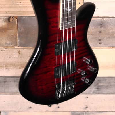 Schecter Stiletto Extreme-4 4-String Bass Black Cherry image 2