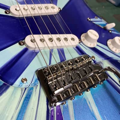 2003 Fender FSR Splattercaster - Midnight Swirl - GB Included image 13