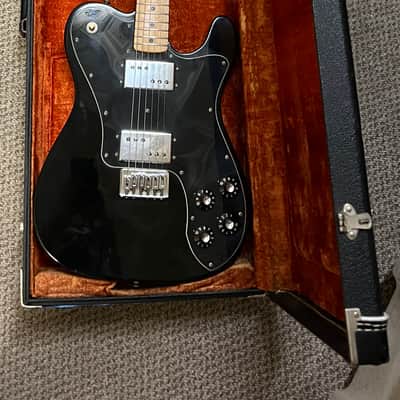 Vintage 1973 Fender Telecaster Deluxe w/Seth Lover(Early Gibson PAF Designer) CuNiFe Wide Range Humbuckers, Black/Ebony Finish~Fresh Pro Setup~w OHSC~NEW REDUCED PRICE! image 20