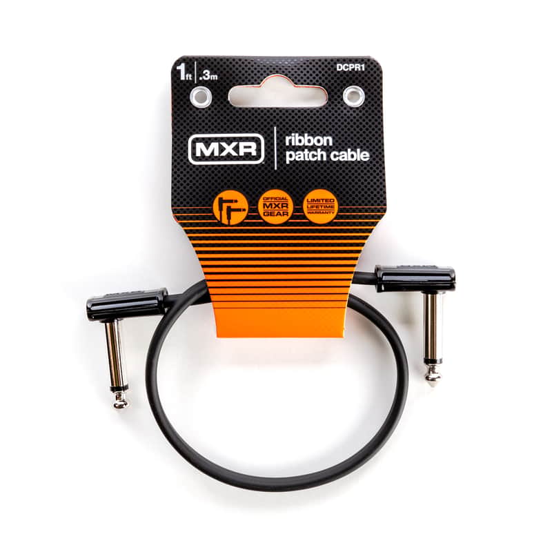 MXR DCPR1 Right Angle Pedalboard Ribbon Patch Cable - Single Cable image 1