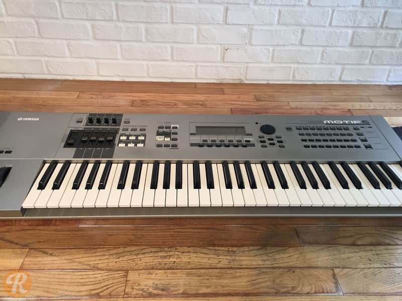 YAMAHA MOTIF 6 シンセサイザー Yamaha MOTIF ES6 61-Key Music Synthesizer | zZounds