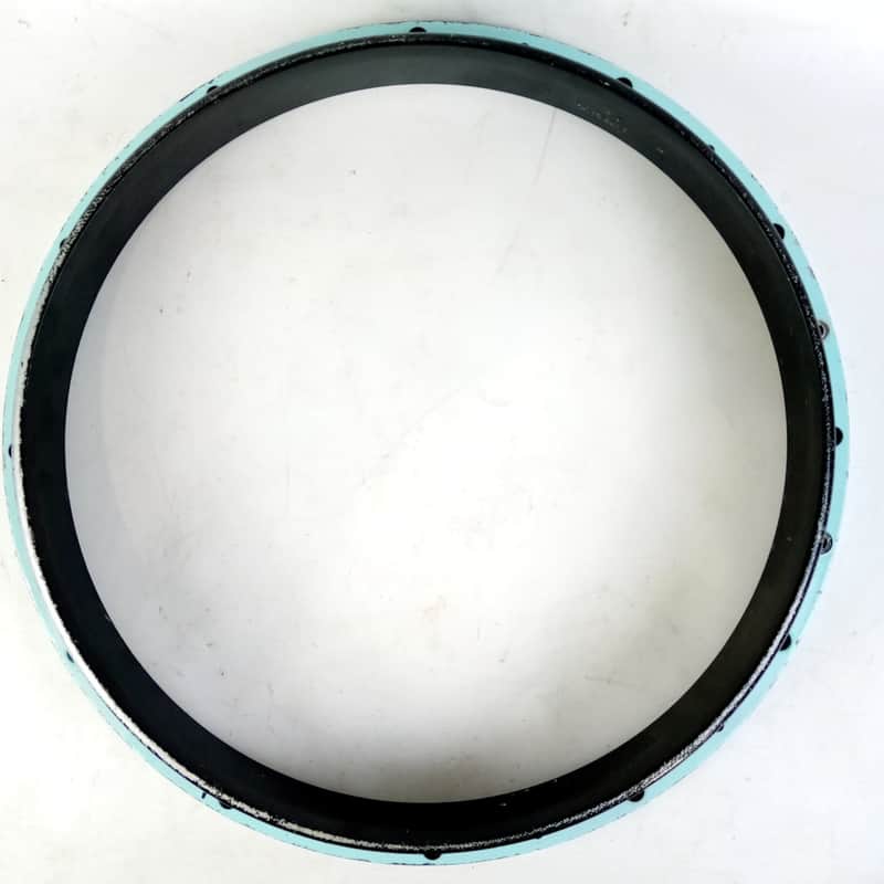 Yamaha 14"SFZ Suspension Ring Snare Drum Marching Black/Aqua Powdercoat Japan 12 image 1