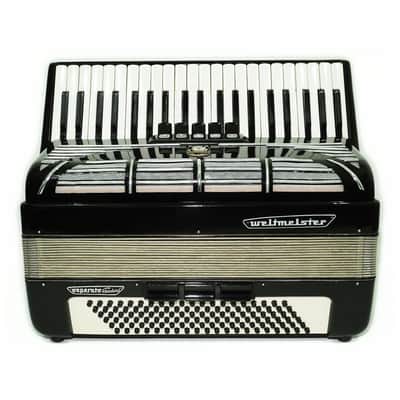 Weltmeister Seperato Standard Accordion 120 Bass, made in Germany, New Straps and Soft Bag for Gift, 2435, Piano Accordian for Adults, Rich and Powerful sound! image 1