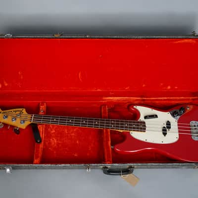 Fender Mustang Bass 1966 - Dakota Red refinish image 11