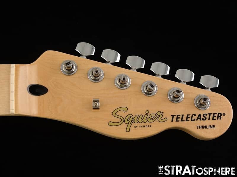 Fender Squier Affinity Series Telecaster Thinline NECK + TUNERS Tele Maple image 1