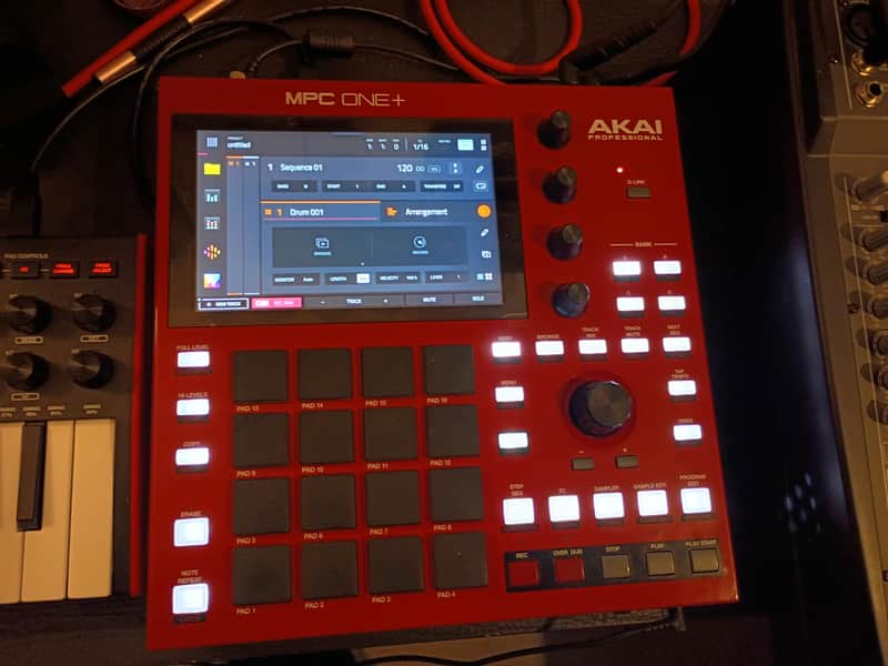 Akai MPC One + Standalone MIDI Sequencer 2023 - Present - Red image 1