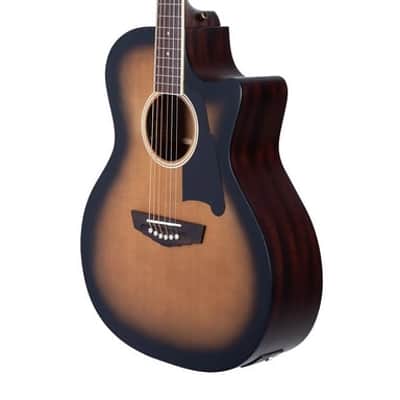 D'Angelico Premier Gramercy Acoustic-Electric Guitar in Aged Burst Finish; Captivating Elegance image 25