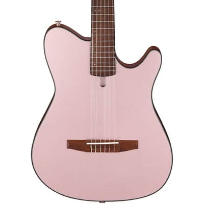 Ibanez FRH10N Thinline Nylon Acoustic Electric - Rose Gold Metallic Flat image 1