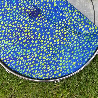 16" single layer Drum Bunny cloth drum cover - dampener - partial mute - compare to Drum Tortillas - Quesadilla - Big Fat Snare image 2