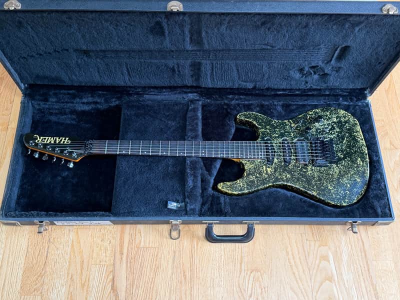 1991 Hamer USA Centaura Vintage HSS Superstrat Granite w/ DiMarzio, Seymour Duncan & Case image 1
