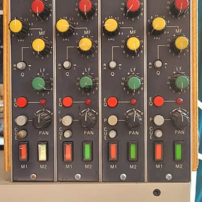 Vintage Ward Beck M480C Microphone Mic Preamp Eq Equaliser x 4 Canadian Neve image 2