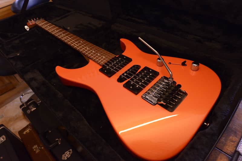 RARE Jackson USA Super Dinky SDK-1 Lambo Orange Pearl Kent Armstrong Floyd Rose Guitar SDK1 DK1 DK-1 image 1
