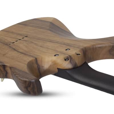 Schecter Sun Valley Super Shredder Exotic HT Black Limba LH Natural Satin image 5