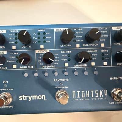 🌜🌝🌛Strymon NightSky Time-Warped Reverberator 2020 - Present - Blue image 1