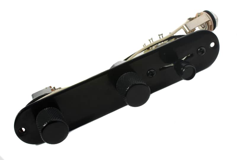 920D Custom Shop T7W-B Nashville Tele 7-Way Control Plate Loaded w/ CTS Pots, CRL Switch image 1
