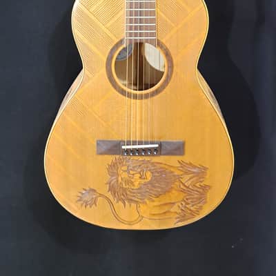 Blueberry NEW IN STOCK Handmade Acoustic Guitar Parlor Sized Guitar image 1