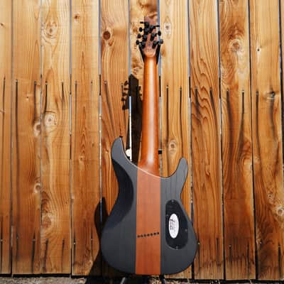 Schecter DIAMOND SERIES C-7 Rob Scallon - Satin Dark Roast Left Handed 7-String Electric Guitar image 3
