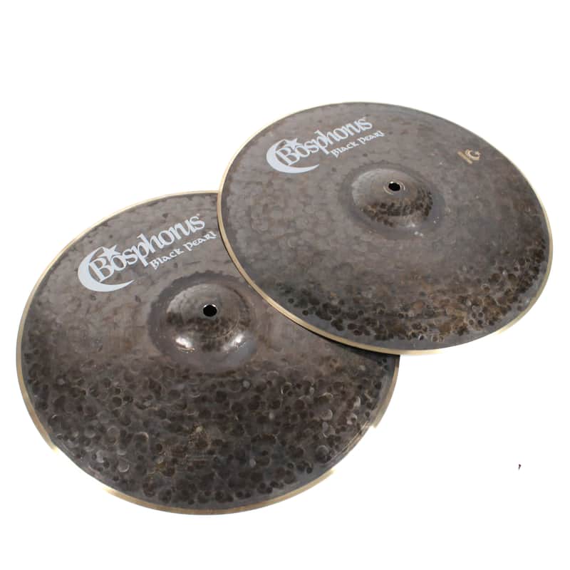 Bosphorus 14" Black Pearl Series Hi-Hat Cymbals (Pair) image 1