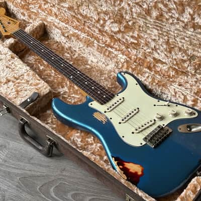 Haar S Model Relic Old Headstock Voodoo Pick-Ups Handmade Guitar with Haar Case image 3