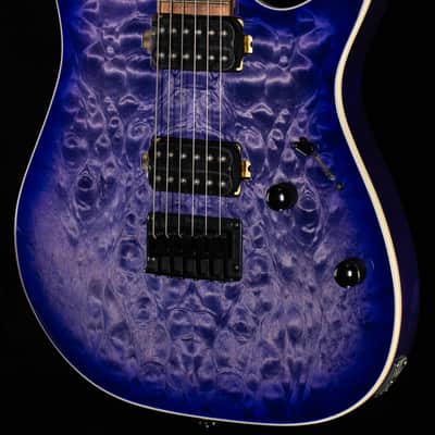 Ibanez RG421QMCBB Cerulean Blue Burst (897) image 1