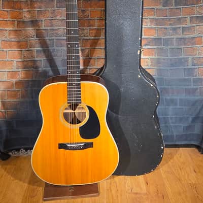 Vintage Japan 1970s S. Yairi 9110 SYairi Dreadnought Acoustic Natural - Top Splice Repair & GREAT Sound! image 1