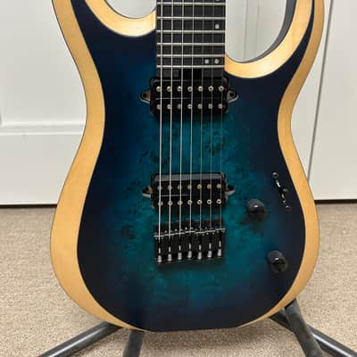 Jackson Pro Plus Series DK Modern MDK7P HT 7 String Electric Guitar- Chlorine Burst image 2