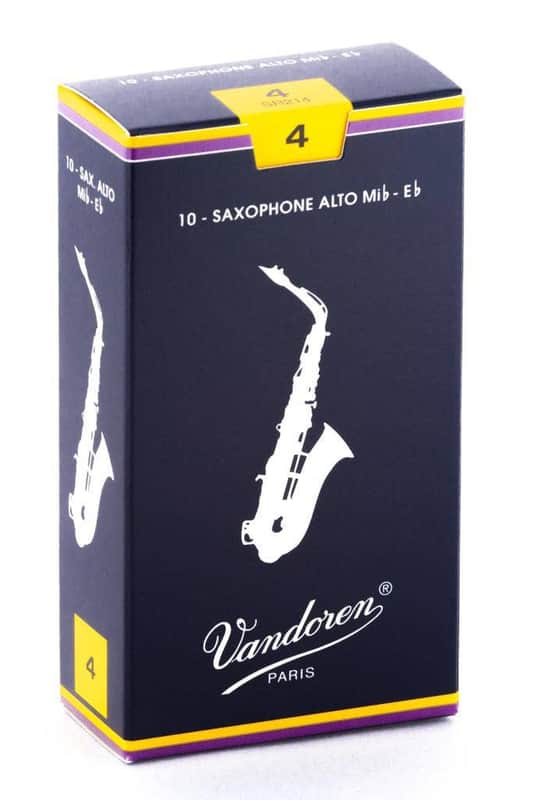 Immagine Vandoren Alto Saxophone Reeds 4 (10 Pack) - 1