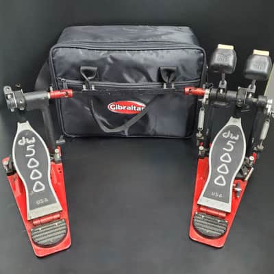 Used DW Double Pedal - 5002 / Nylon Strap w/ Gibraltar Bag image 1