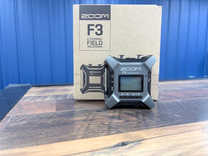 Zoom F3 Compact Field Recorder 2022 - Present - Black image 1