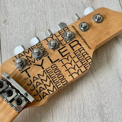 James Tyler USA Studio Elite HD Psychedelic Vomit with Schaller Floyd Rose image 3