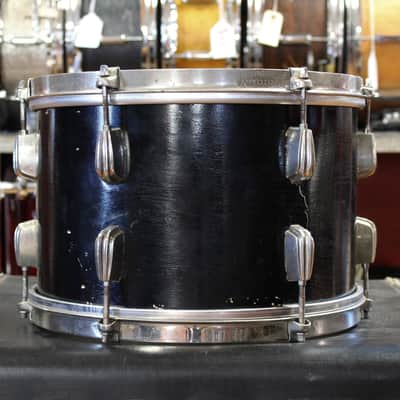 1930's Slingerland 8"x12" Tom Tom in Black Lacquer image 3