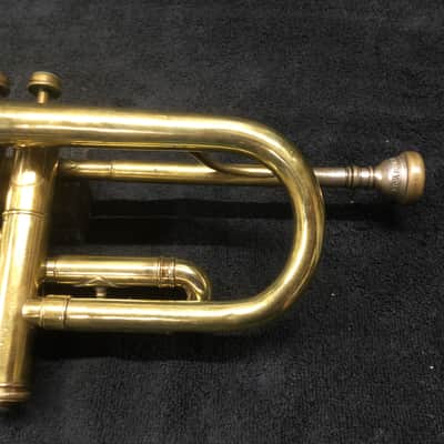 Frank Holton Holton-Clarke Model Cornet 1922 - Raw Brass image 7