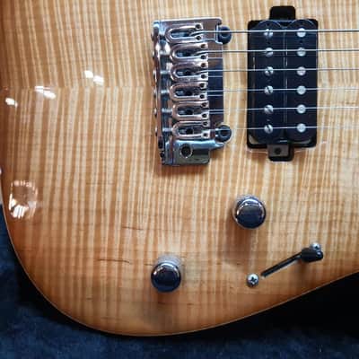 2012 Lipe Custom USA Virtuoso Flame Maple Top Amalfitano Electric Guitar image 5