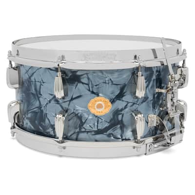 Slingerland Radio King Snare Drum, 7x14", Black Diamond Pearl image 1