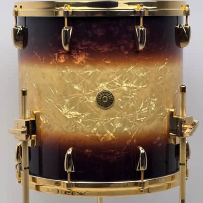 Gretsch 18/12/14/5.5x14" Gold Hdw. USA Custom Drum Set - Exclusive Espresso Burst image 19