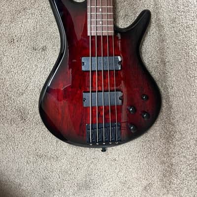Ibanez GSR205SM-CNB Gio 5-String Charcoal Brown Burst image 3
