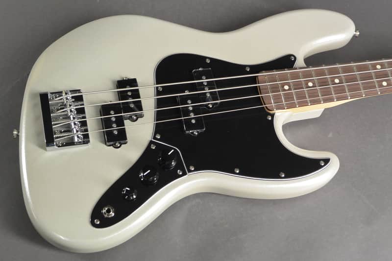 Fender Blacktop Jazz Bass White Chrome Pearl image 1