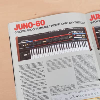 The Roland Keyboards Vol.3 catalog in German (Jupiter 8, System 100M, MC-4, Juno-60, SH-101, TR-808) image 5