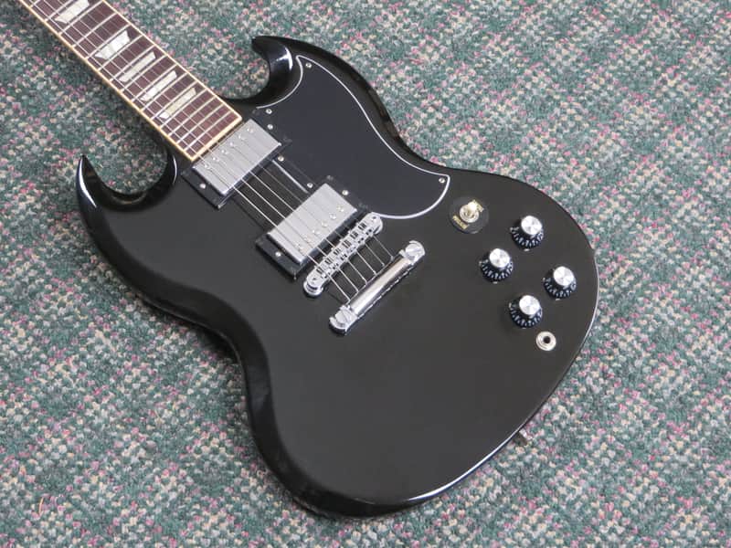 2011 Gibson 50th Anniversary SG Standard 24 Black/Ebony! 6 lbs. 4.6 oz.! w/OHSC image 1