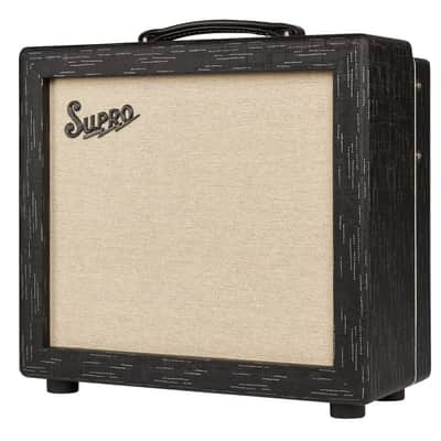 Supro 1612RT Amulet 15W 1x10 Tube Guitar Combo Amp, Black Scandia image 2