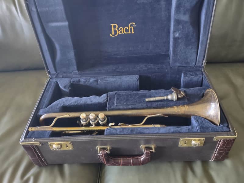 Bach Mercedes New York Bb Trumpet 1st Valve Trigger 3rd Valve Slide 1934 image 1