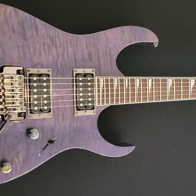 Ibanez RG 320 DXQM  2002 Transparent Lavender Tiger image 4