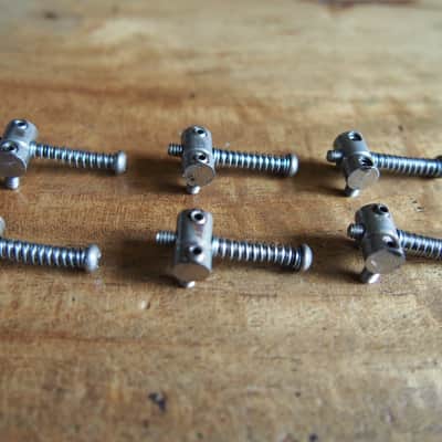 Fender Telecaster notched saddles with intonation screws - correct replacements for 1972, 1973, 1974, 1975, 1976, 1977, 1978, 1979 image 7