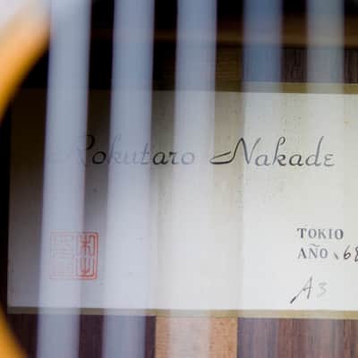 Rokutaro Nakade A3 1968 – All Solid Handmade Classical Guitar image 18
