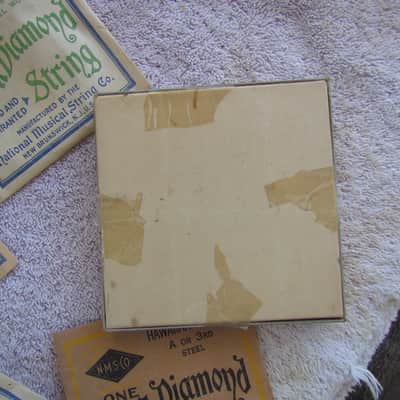 Vintage Black Diamond Monel Wound 364 Hawaiian Guitar String Set Used Strings In Original Box 30's image 3