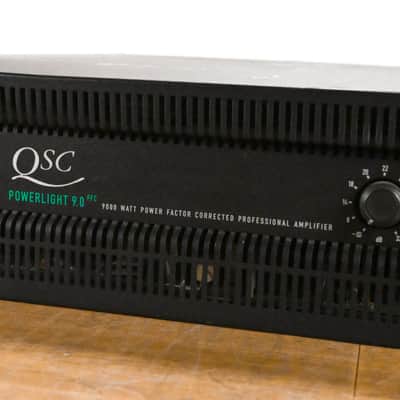 QSC PowerLight 9.0 PFC Power Factor Corrected 2-Channel Power Amplifier CG011UW image 3