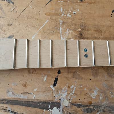 No Brand - 1Homemade other no name Modeled after Fender Jazz Neck 2000 - Wood color image 1